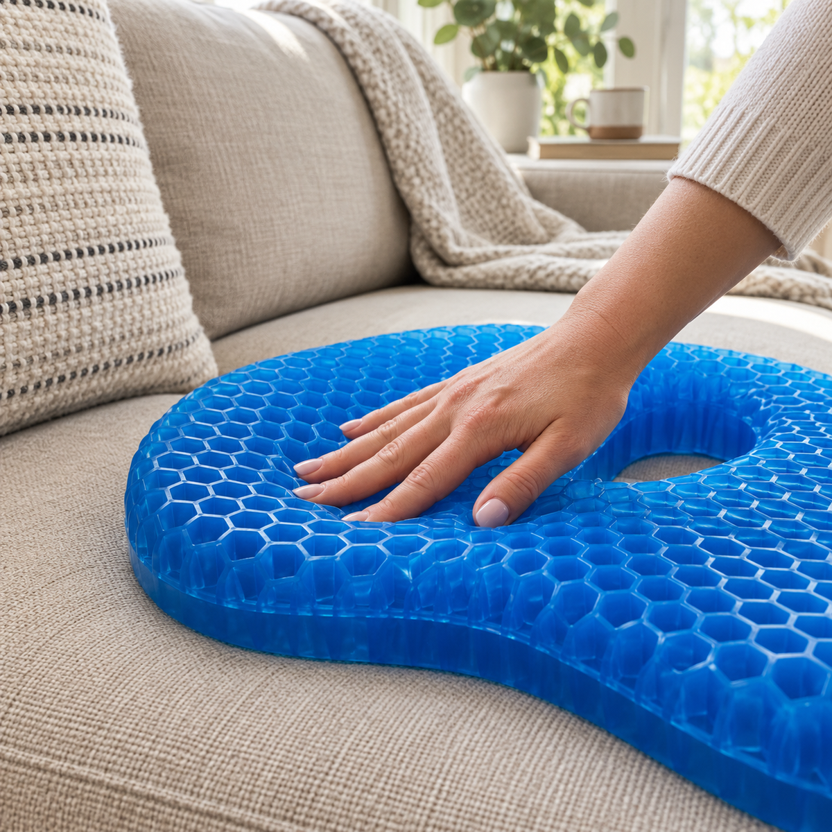 Sitqora 100% Gel Seat Cushion