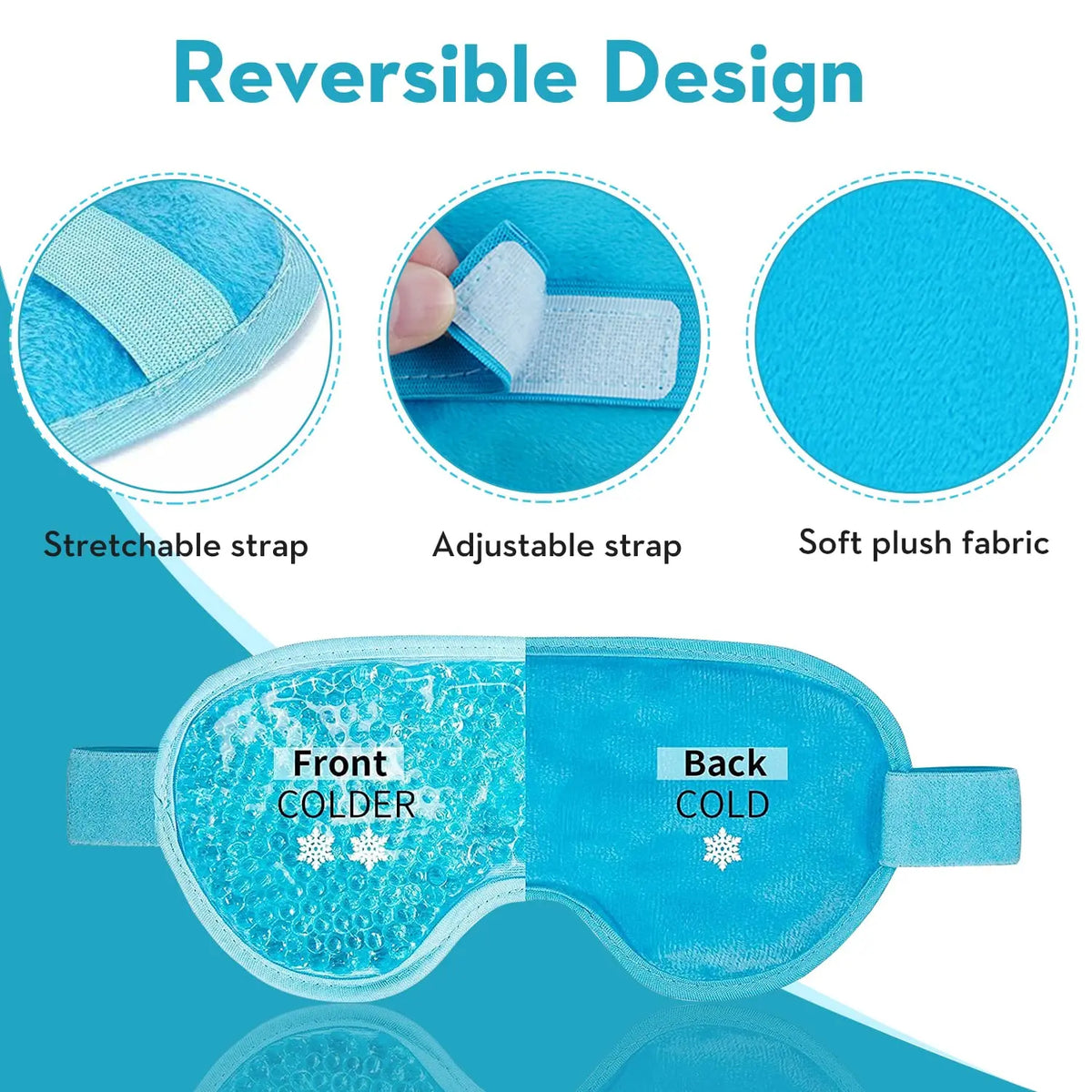 Sitqora Cooling Gel Eye Mask