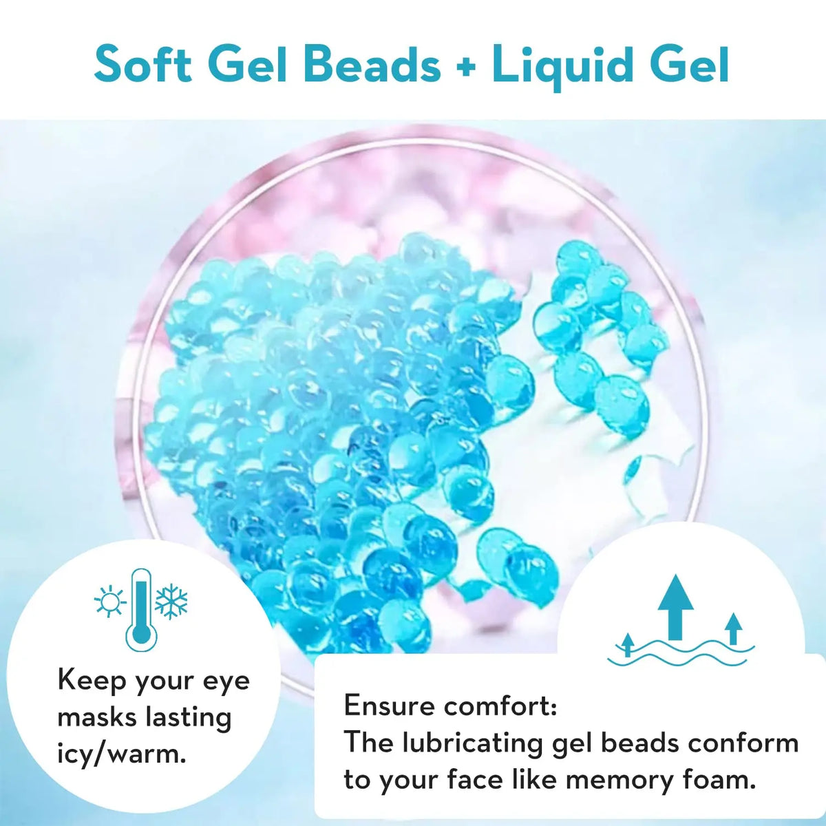 Sitqora Cooling Gel Eye Mask